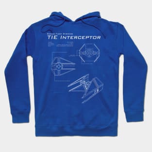 TIE Interceptor Blueprints Hoodie